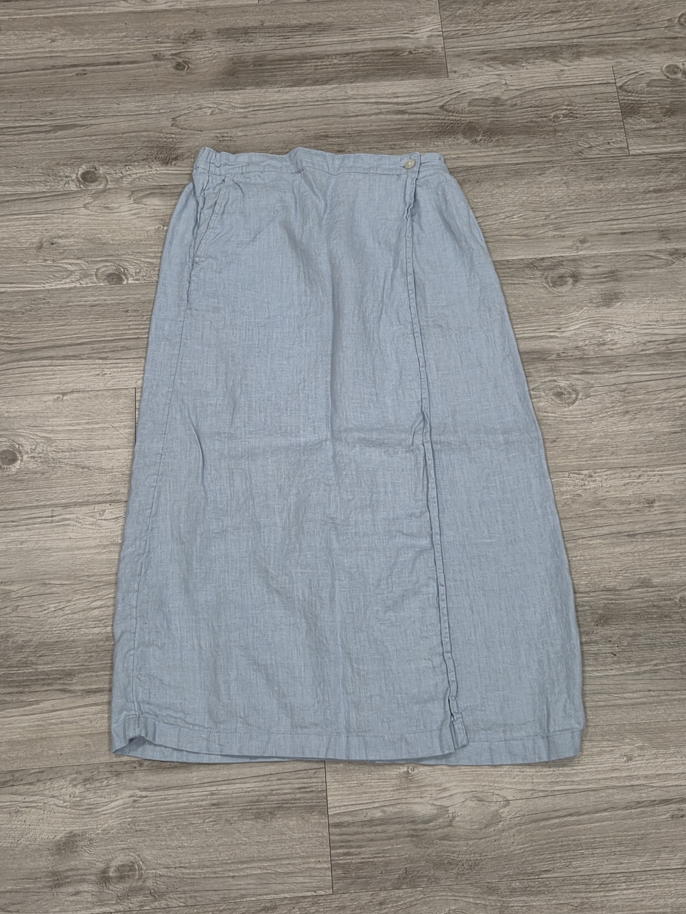 Joie Light Blue Maxi Wrap Skirt
